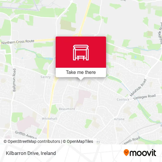 Kilbarron Drive map