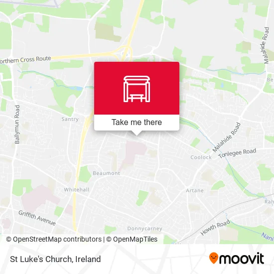 St Luke's Church map