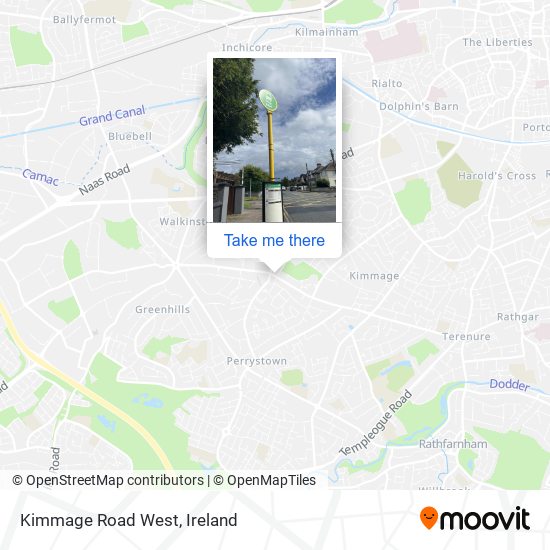 Kimmage Road West map