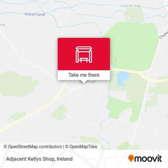 Adjacent Kellys Shop map