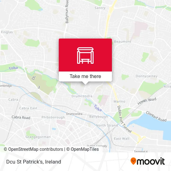 Dcu St Patrick's map