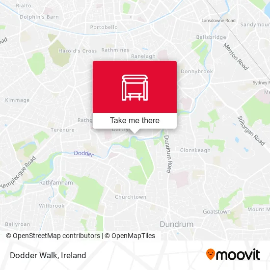 Dodder Walk map