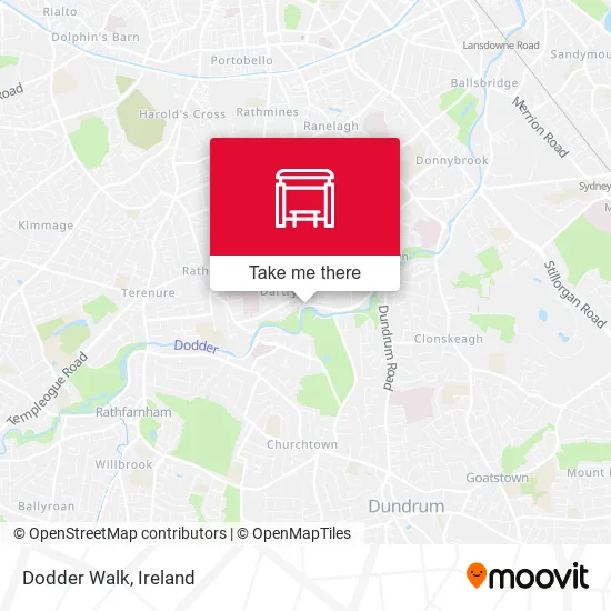 Dodder Walk map