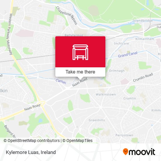 Kylemore Luas map