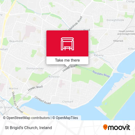 St Brigid's Church map