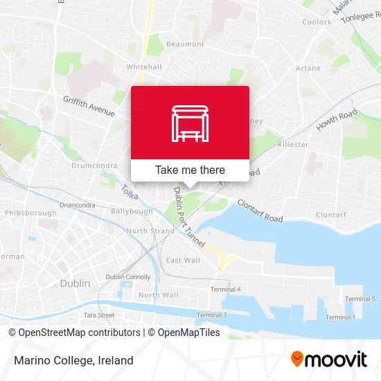 Marino College map
