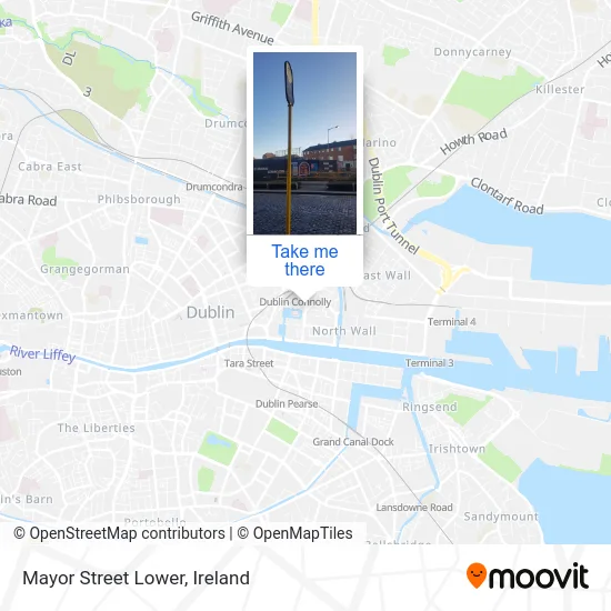 Mayor Street Lower map