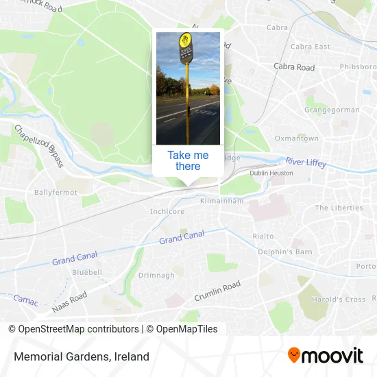 Memorial Gardens map