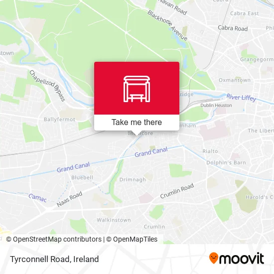 Tyrconnell Road map