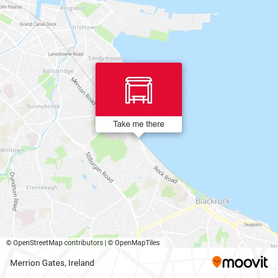 Merrion Gates map