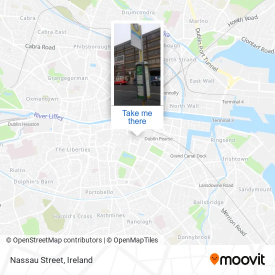 Nassau Street map