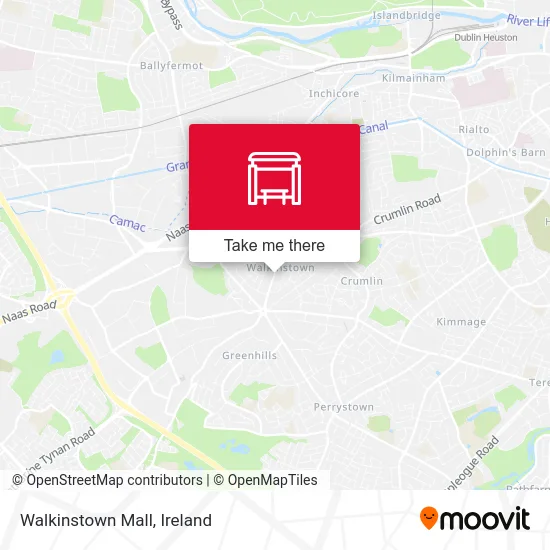 Walkinstown Mall map