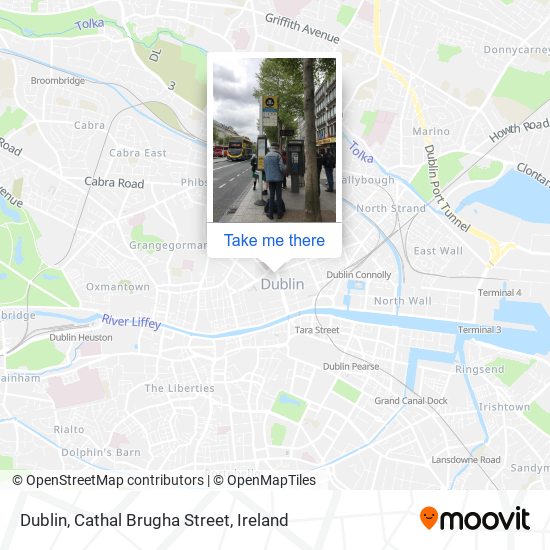 Dublin, Cathal Brugha Street map