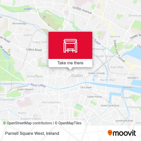 Parnell Square West map