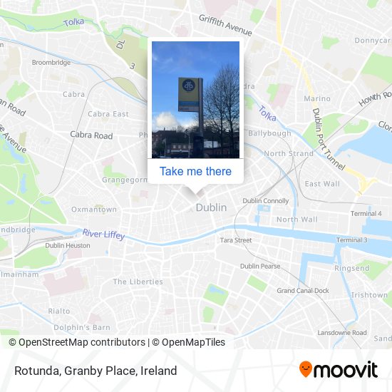 Rotunda, Granby Place map