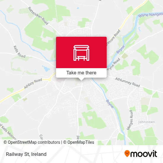 Railway St map