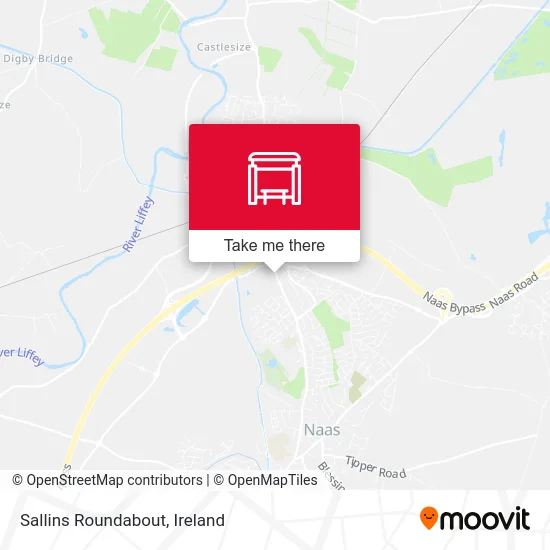 Sallins Roundabout map