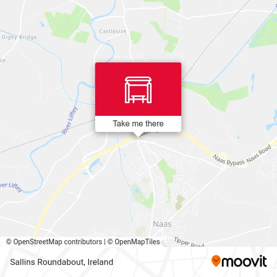 Sallins Roundabout map