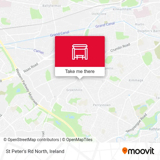 St Peter's Rd North map