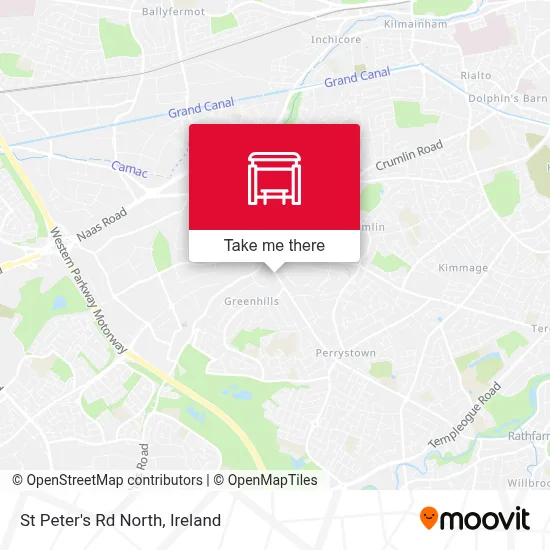 St Peter's Rd North map