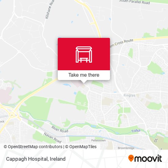 Cappagh Hospital map