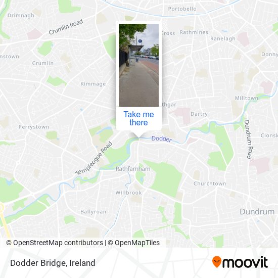 Dodder Bridge map