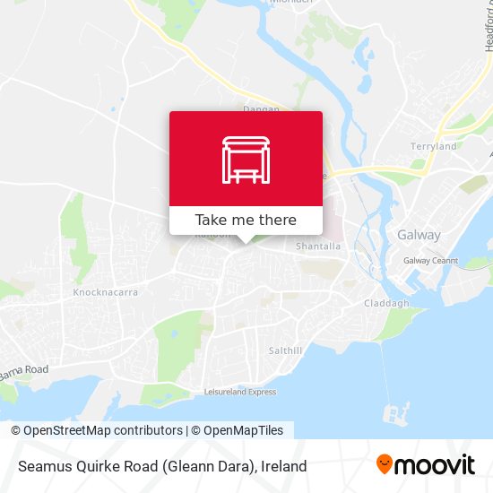 Seamus Quirke Road (Gleann Dara) map