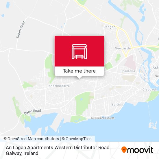 An Lagan Apartments Western Distributor Road Galway map