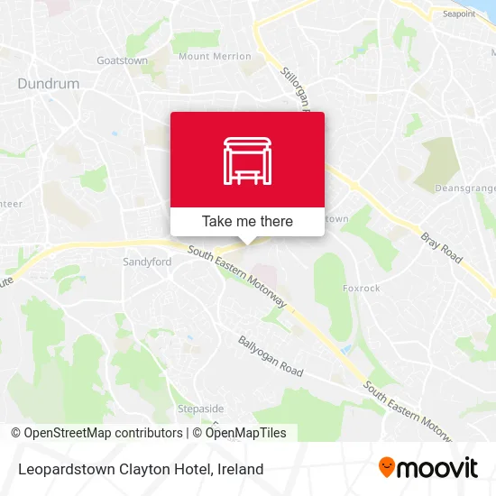 Leopardstown Clayton Hotel map