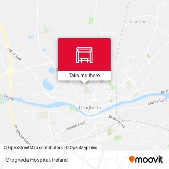 Drogheda Hospital map