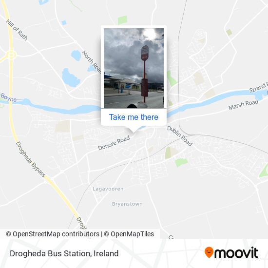 Drogheda Bus Station map