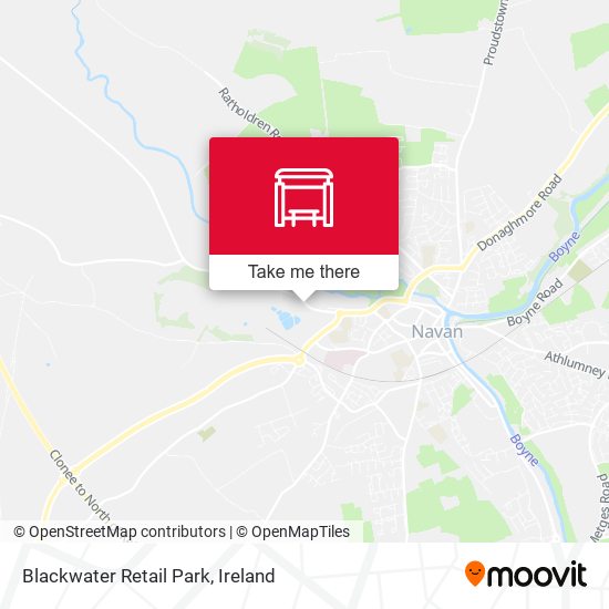 Blackwater Retail Park map