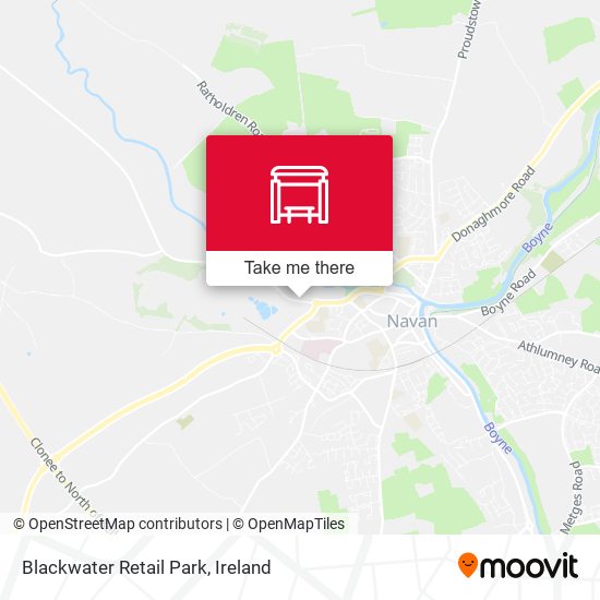 Blackwater Retail Park map