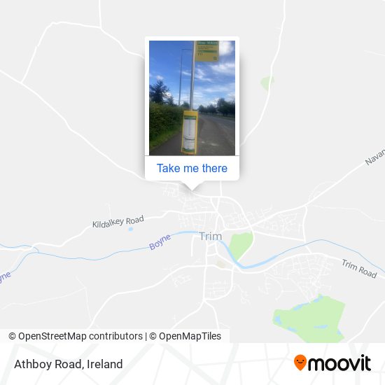 Athboy Road map