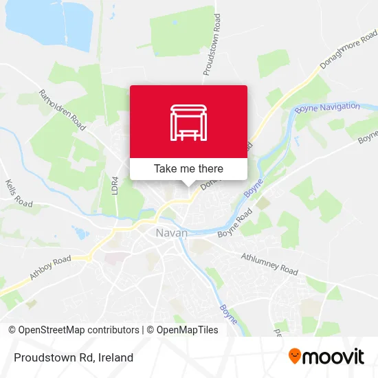 Proudstown Rd map