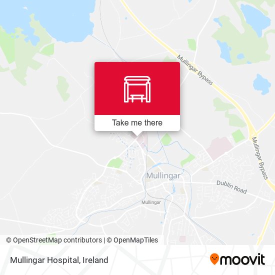 Mullingar Hospital map