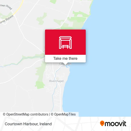 Courtown Harbour map