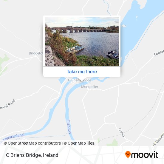 O'Briens Bridge map