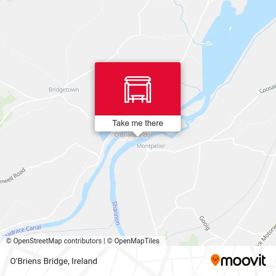 O'Briens Bridge map