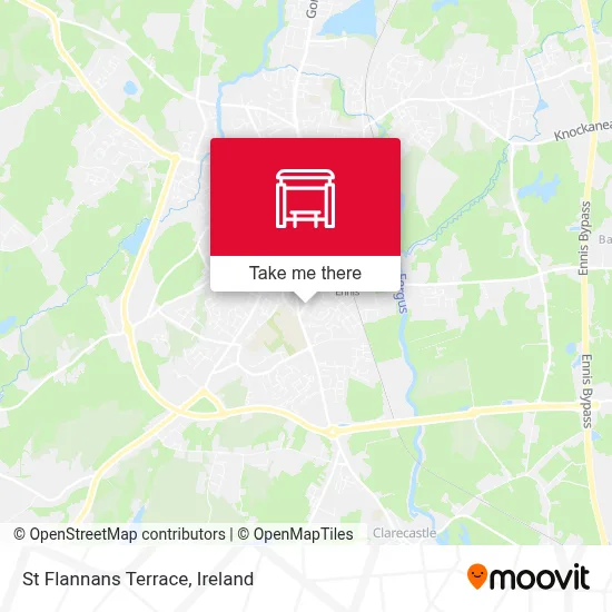 St Flannans Terrace map