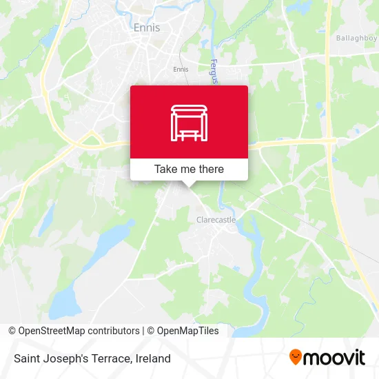 Saint Joseph's Terrace map