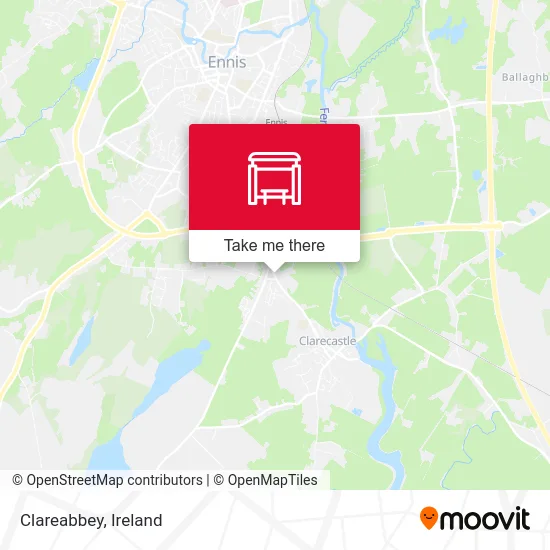 Clareabbey map