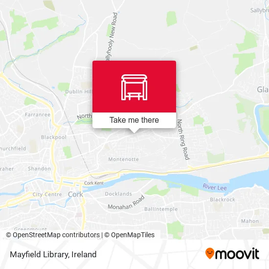 Mayfield Library map