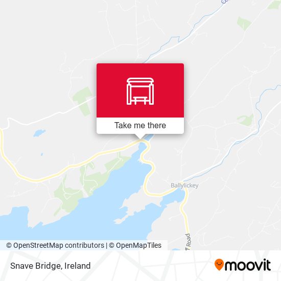 Snave Bridge map