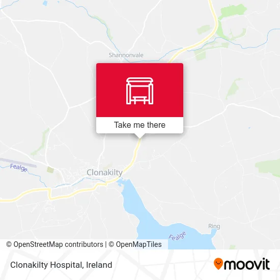 Clonakilty Hospital map