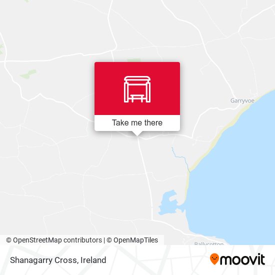 Shanagarry Cross map