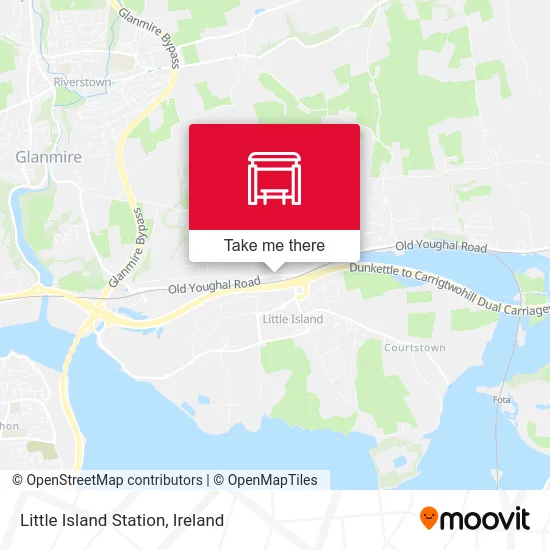 Little Island Station map