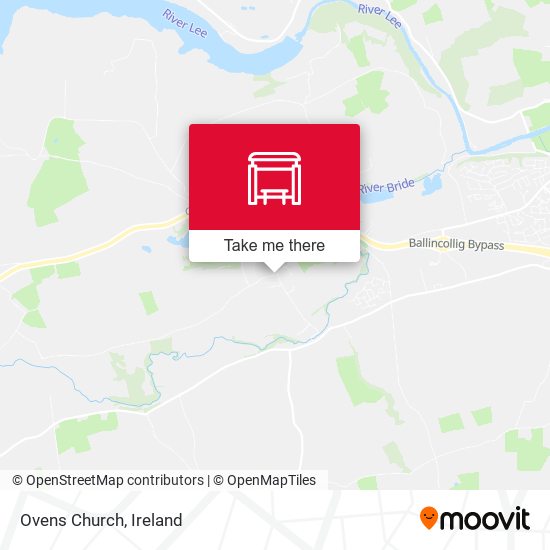 Ovens Church map