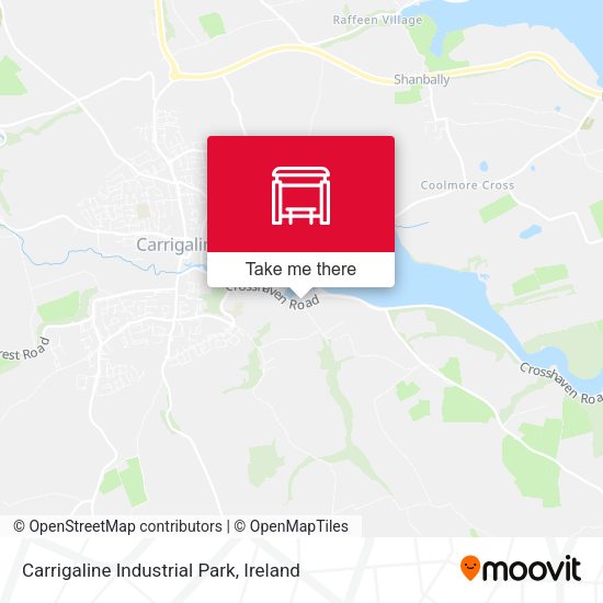 Carrigaline Industrial Park map