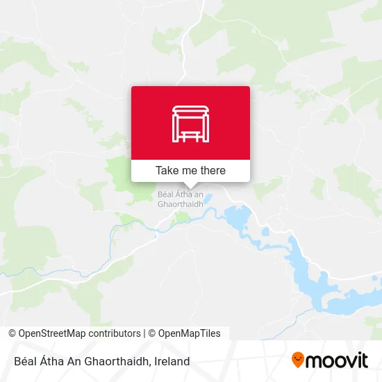 Béal Átha An Ghaorthaidh map